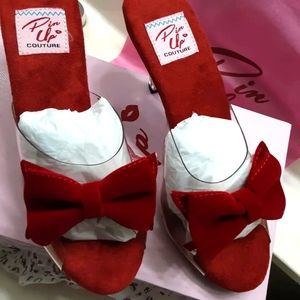 Pin Up Couture Slip-On Shoes